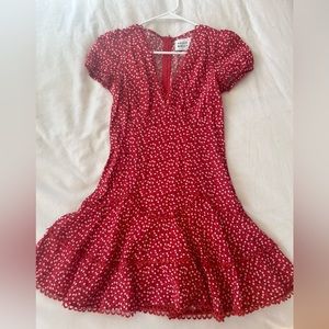 Hello Molly red mini dress